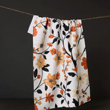 floral tea towel