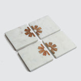 BZAAR MARBLE & MANGO WOOD COASTERS