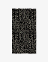 BLACK LUXE TOWEL  DOTTY