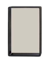 Black Trimed Wood Wall Mirror