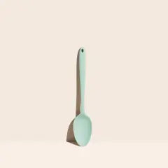 mint green silcone spoon