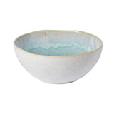 white and blue bowl