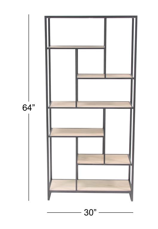 Metal Book Shelf  30X64