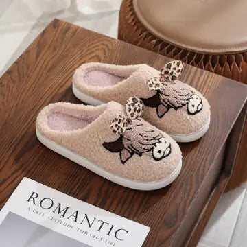 highland cow slippers