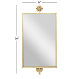 METAL WALL MIRROR