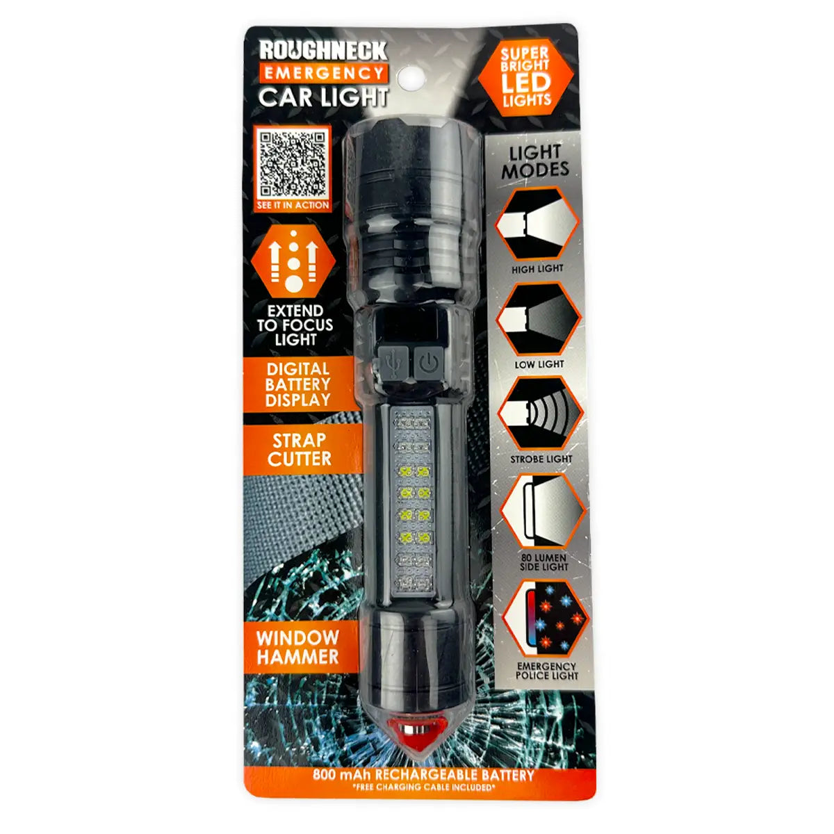 Roughneck Emergency Car Led Light Multi Tool