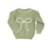 Green Bow Sweater