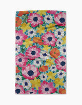 flower tea towel 