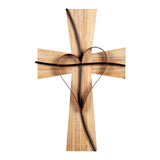WOOD AND METAL CROSS