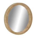 Wood Wall Mirror 24"D