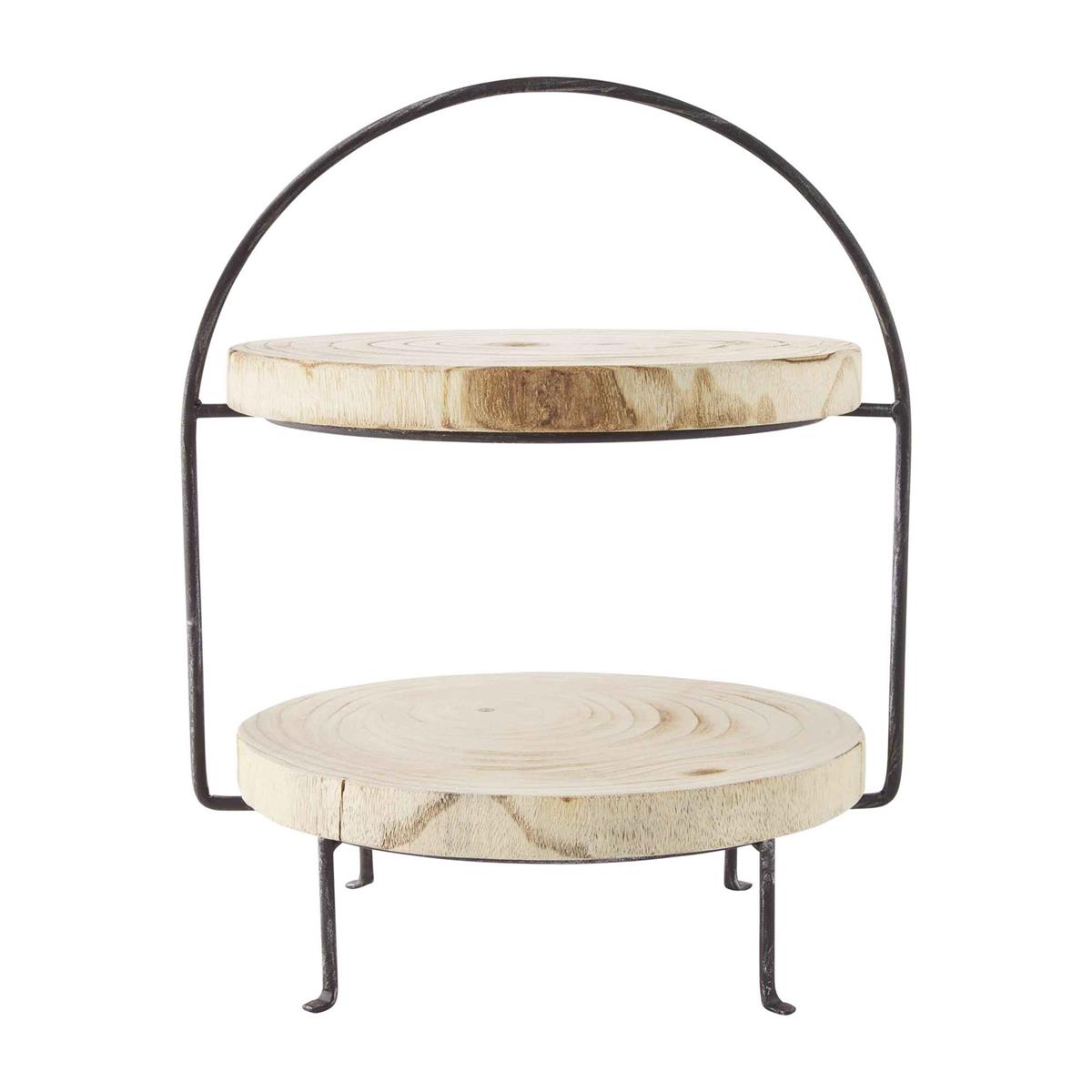 Wood & Metal Tiered Server