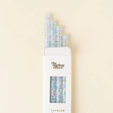 SECRET GARDEN BLUE TUMBLER STRAW