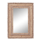 Wood Rectangle Wall Mirror 26x36