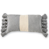 Blue Rectangular Stripe Pillow