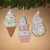 12InH Holiday Clay Dough Ornament,