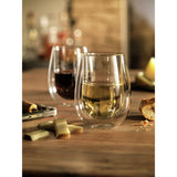 Stemless White Wine 10 oz Glass set of 2