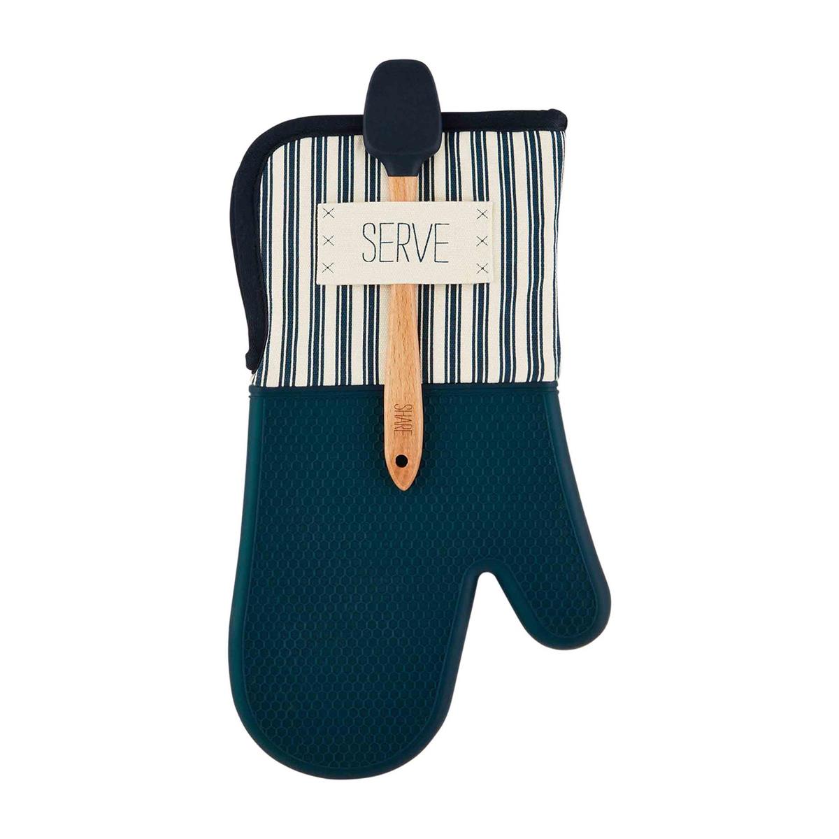 Silcone Oven Mitt Set