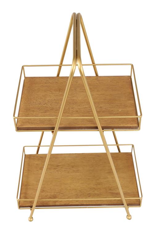 Wd Metal Tier Tray 14''W 22''H