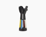 utensil holder with four utensils 