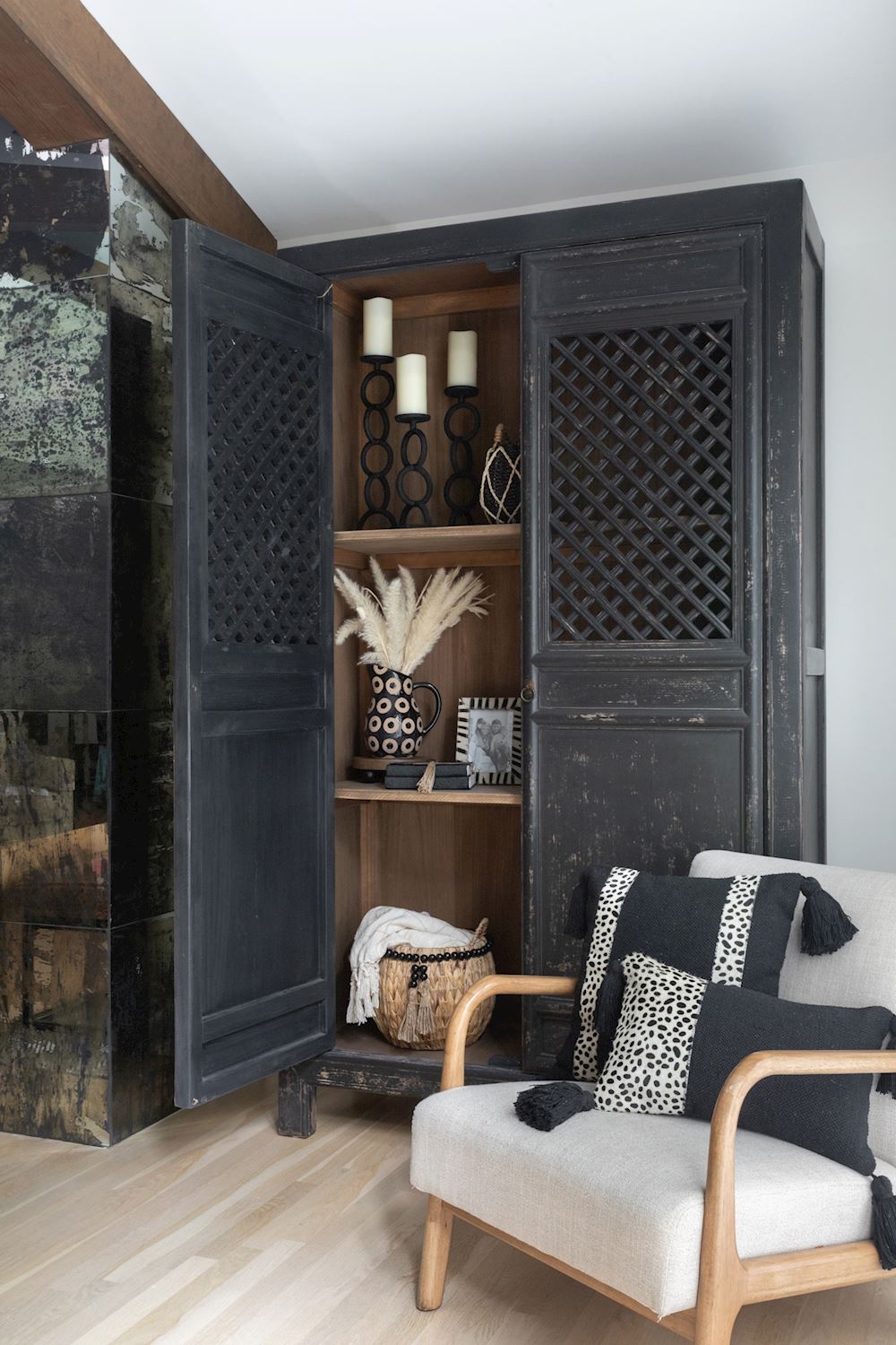 Mohair Detail Pillow Lumber