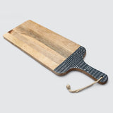 MANGO WOOD SERVING BOARD W HANDLE
