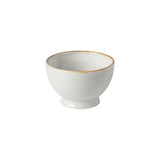 white bowl w gold rim