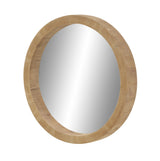Wood Wall Mirror 24"D