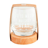 BOURBON SPINNING WHISKEY GLASS