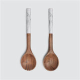 MANGO WOOD ENAMELED SERVER