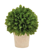 faux green leaf plant