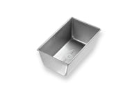 A single rectangular silver mini loaf pan.