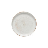white plate w brown in it
