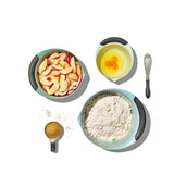 OXO 3 PIECE MIXING BOWL SET CADET BLUE TOWER GREY JADE