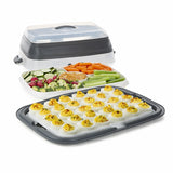 COLLAPSIBLE ENTERTAINING CARRIE WITH EGG TRAY