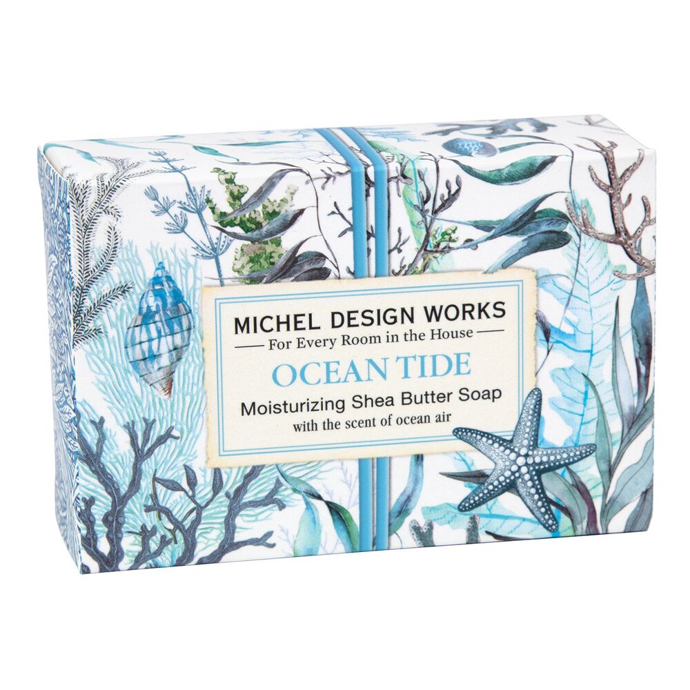 blue box of soap