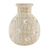 wood vase