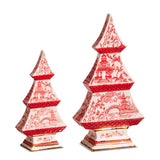 Red Chinoiserie Tree