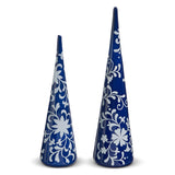 Blue and White Floral Tree