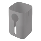A gray sleeve for zwilling’s pantry storage containers. On white background.