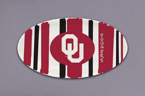 OU 12" OVAL STRIPED