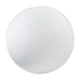 PAULOWNIA WOOD BALL DECOR SOLID WHITE