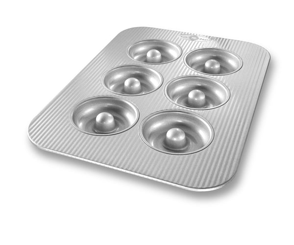 donut pan on white background