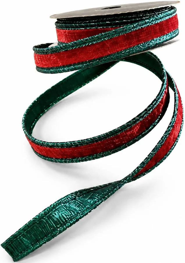 john mark red and green ribbon