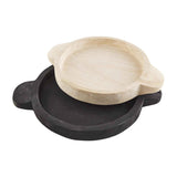 PAULOWNIA BLK TRAY SET
