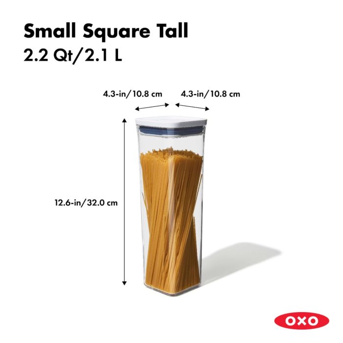 Oxo Pop Container Small Square 2.3QT
