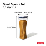 Oxo Pop Container Small Square 2.3QT