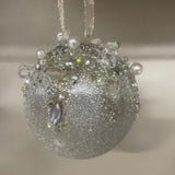 beaded christmas ball