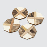 MDF & RESIN WOOD COASTERS