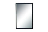 Black Trimed Wood Wall Mirror
