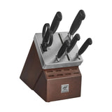 Four-Star 7 Pc Self Sharpening Knife Block Set